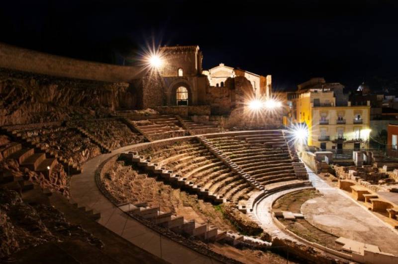 Evening visits begin for the summer at the Roman Theatre of Cartagena