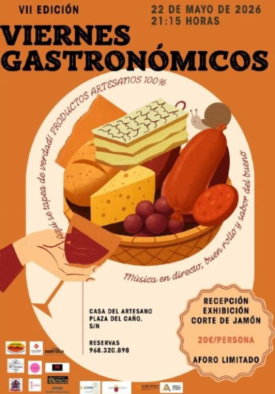 May 22 Gastronomy Fridays returns to Lorca