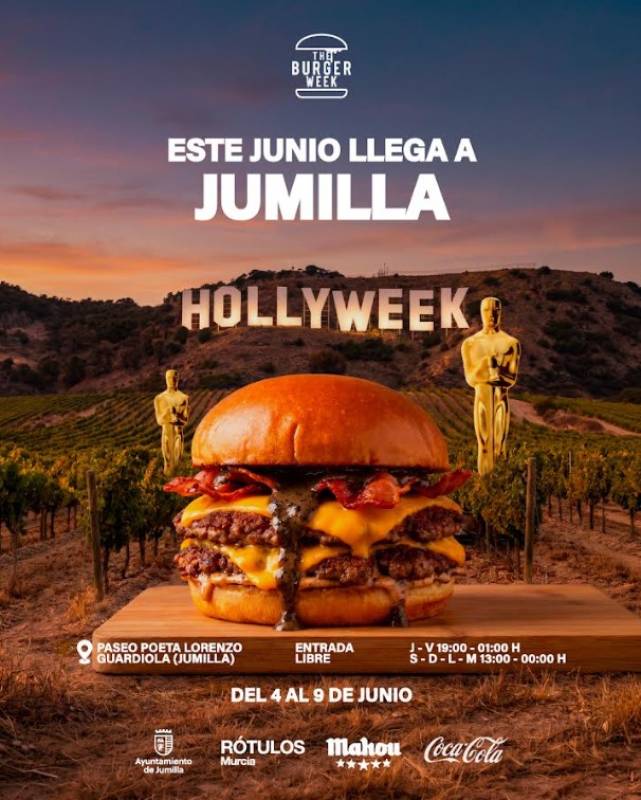 June 4 to 9 The Burger Week returns to Jumilla