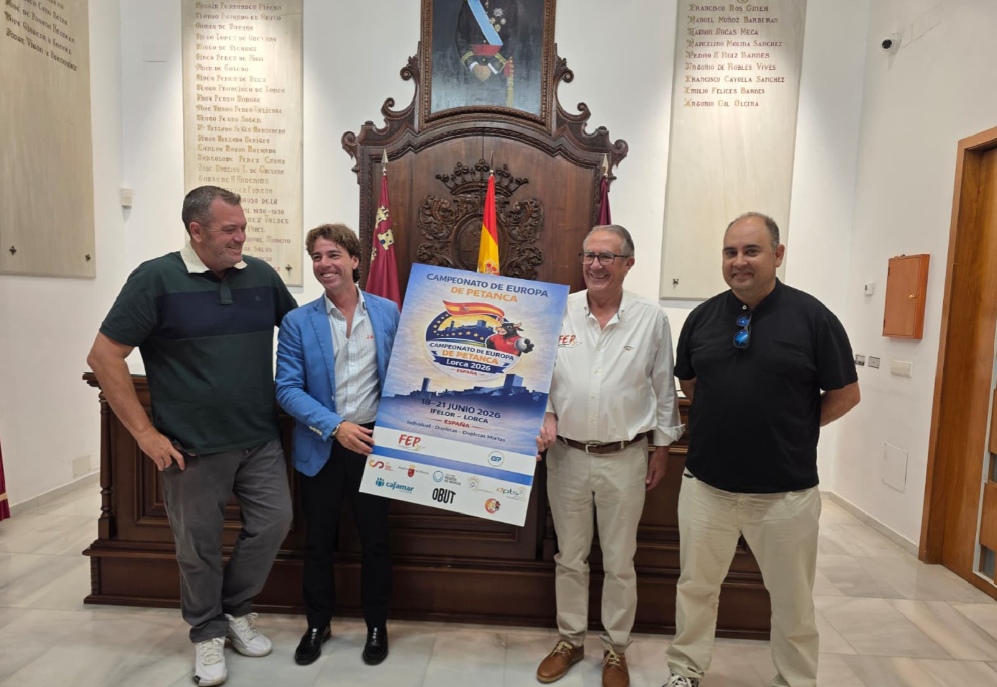 June 18-21 Lorca hosts the 2026 European Petanque Championship