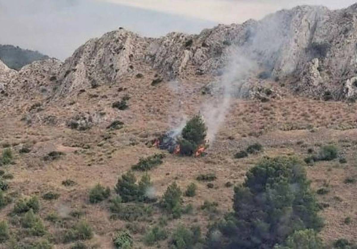 Lightning strikes spark multiple wildfire alerts across Murcia during Sunday storms