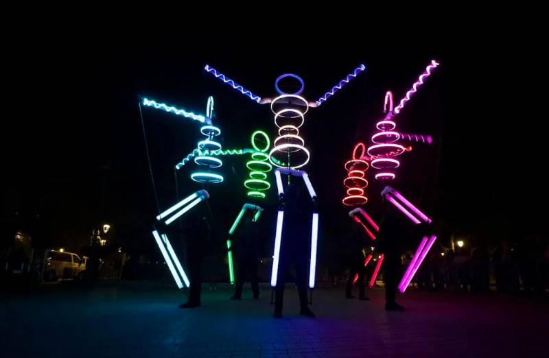 August 15 Free open-air light and music show in Santiago de la Ribera