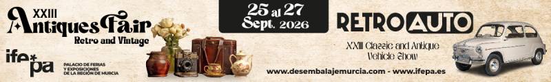  September 25 to 27 Antiques and Classic Motor Vehicles Fair at the IFEPA in Torre Pacheco