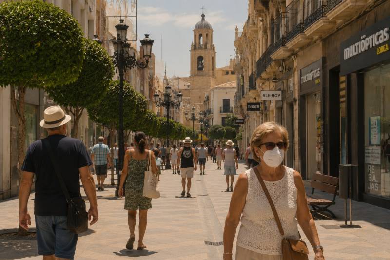 Mask advice issued as Lorca raises air pollution alert to Level 2