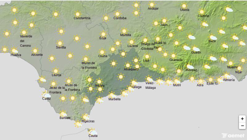 Another week of intense heat and Saharan dust returns: Andalucía weather forecast July 27-30