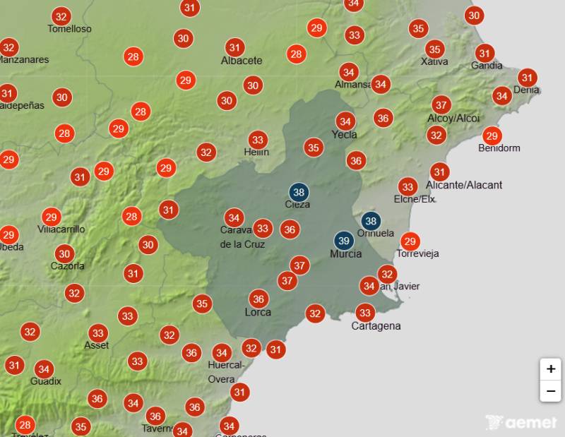 Murcia weather forecast Aug 3-6: Orange heat warnings as temperatures soar this week
