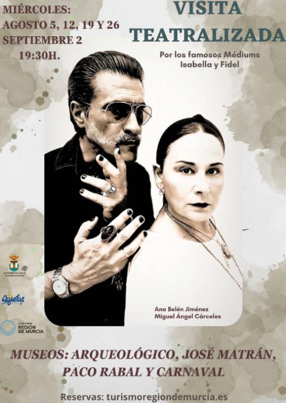 August 19 Free dramatized tour of three museums in Aguilas