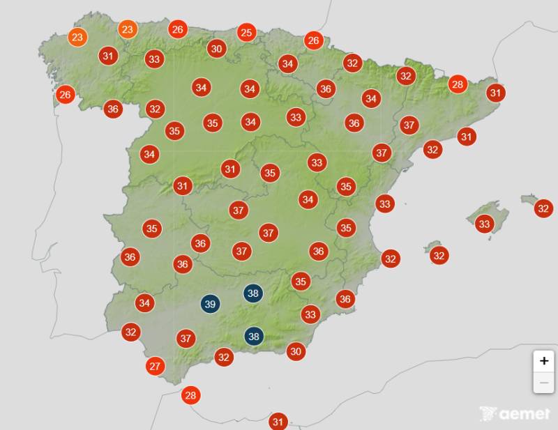 Another scorching week ahead: Spain weather forecast August 10-13
