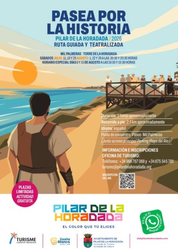 August 15 Guided history tour of La Torre de la Horadada