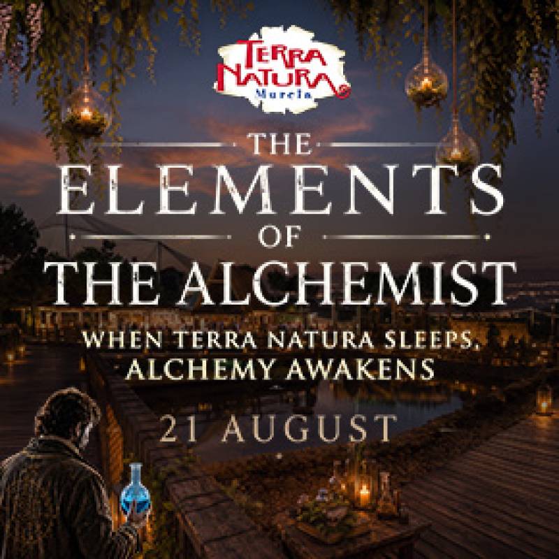 Friday August 21 Terra Natura Murcia brings the third Alchemist element to life with an unmissable night of earth, mystery and magic