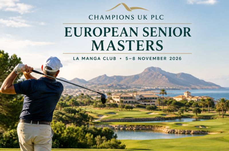 Win free tickets to watch the Champions UK plc European Senior Masters at La Manga Club with Murcia Today