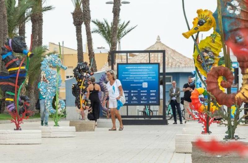 Until September 13 Seahorse sculptures in Cabo de Palos
