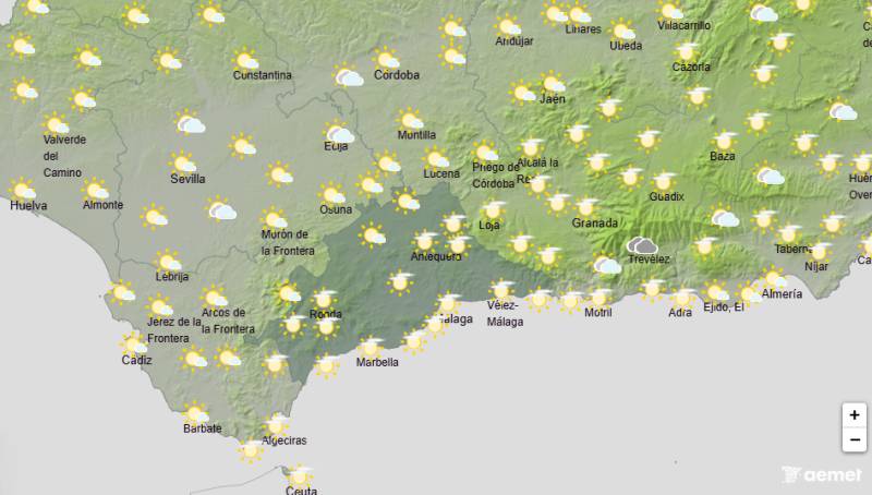 Warm weather gives way to cloud and rain: Andalucia weekend weather forecast September 3-6