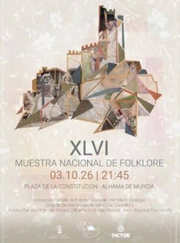 October 3 National folk music and dance festival in Alhama de Murcia