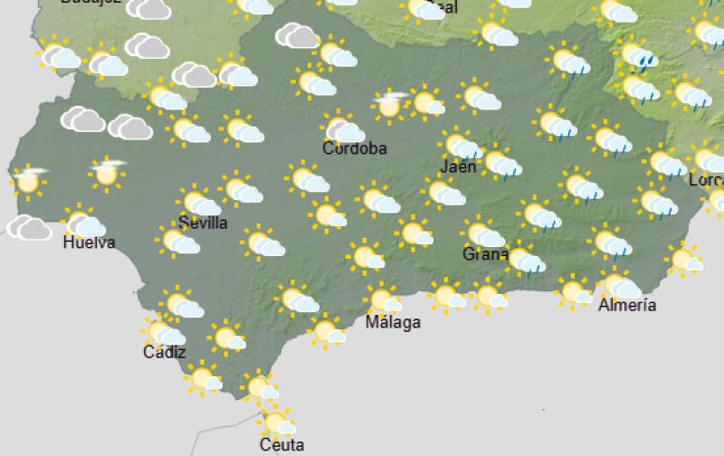 Andalucía weekly weather forecast September 28-October 1: Rain and cooler air signal the real end of summer