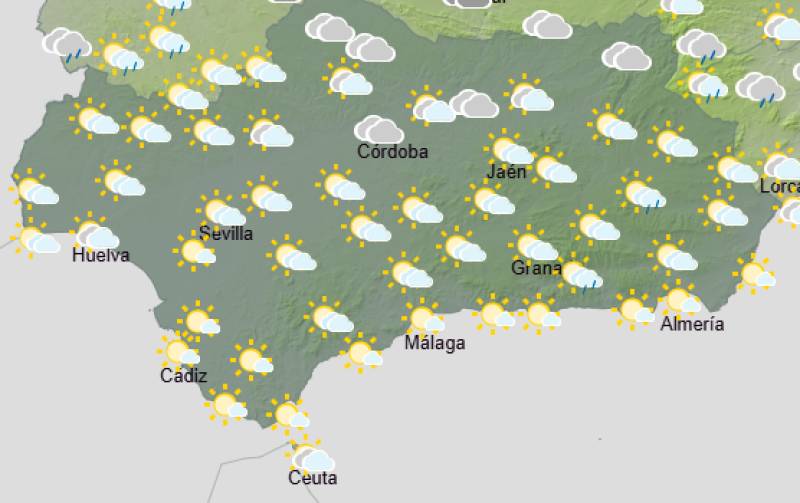 Andalucía weekly weather forecast September 28-October 1: Rain and cooler air signal the real end of summer