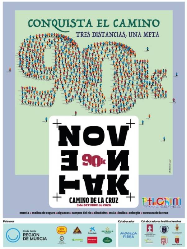 October 3, 90-kilometre ultra-running endurance race to Caravaca de la Cruz