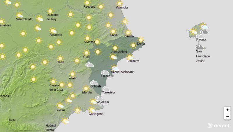 Alicante weekend weather October 8-11: Temperatures drop as autumn finally arrives