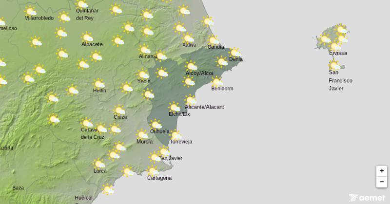 Alicante weekend weather forecast October 22-25: Temperatures to hit 28°C