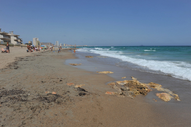 Overview of the beaches of Cabo de Palos 