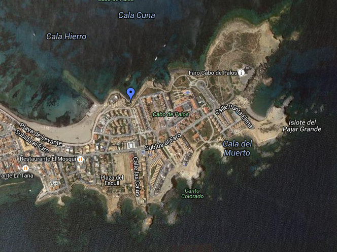 Cartagena beaches: Cala Galera in Cabo de Palos