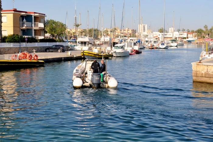 The fishing port and leisure marina of Cabo de Palos