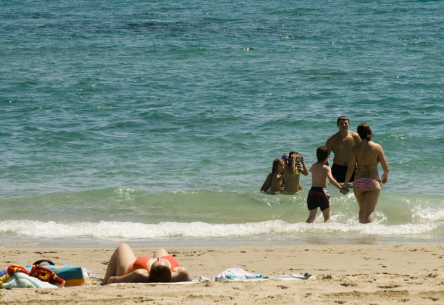 Cartagena beaches: Playa del Barco Perdido (Entremares) La Manga del Mar Menor