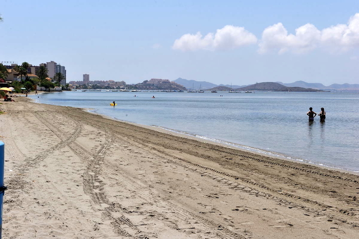 Mar Menor beaches in the San Javier section of La Manga: Playa Lebeche