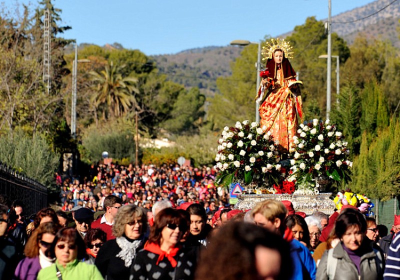 <span style='color:#780948'>ARCHIVED</span> - 8th December the Bajada of Santa Eulalia Totana