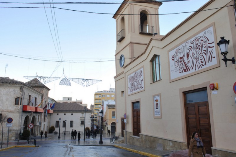 The Lonja of Yecla, the old meat and fish market is now the auditorium