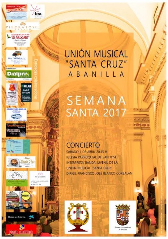 1st April Semana Santa concert Abanilla