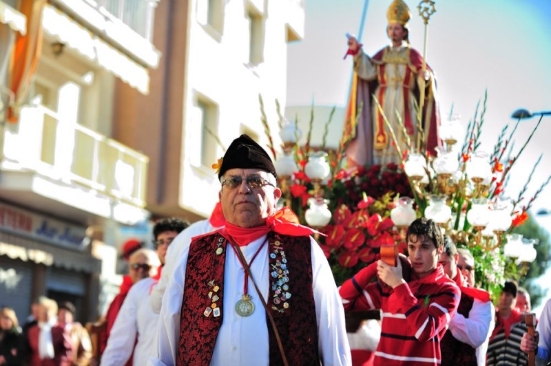 Every February 3 Romería of San Blas in San Javier