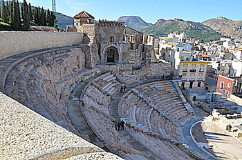 The Roman Theatre Museum, the jewel in the crown of Cartagena, Spain