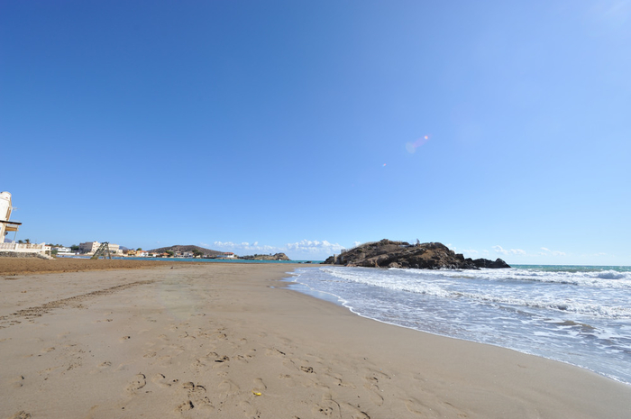 Overview of the beaches of Mazarrón