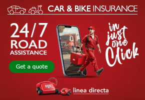 Linea Directa CAR INSURANCE TOP OF PAGE TOWN A-L Sponsor