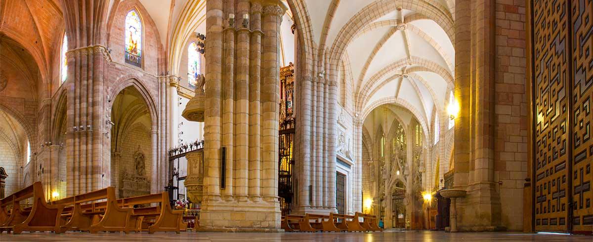 Inside the cathedral