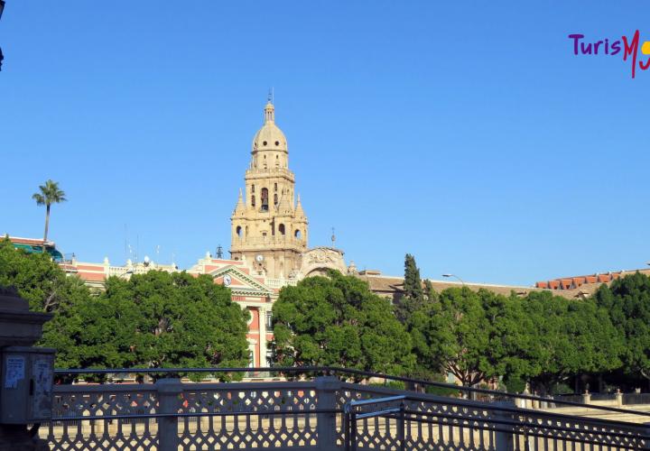 Panorámica de la Torre de La Catedral desde el Puente Viejo